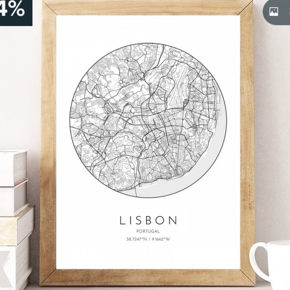 Lisbon canvas (no frame )